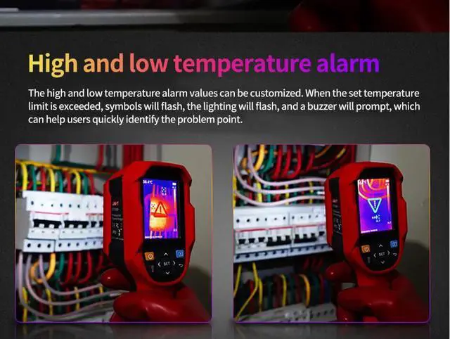 Alt view image 7 of 7 - UNI-T UTi165B+ Infrared Thermal Imager IR Camera T-Mix 320*240 PC APP WIFI MP4