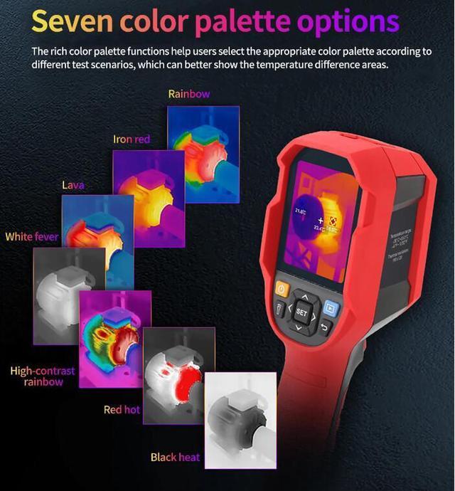 Alt view image 7 of 7 - UNI-T UTi165B+ Infrared Thermal Imager Camera Temperature -20~550