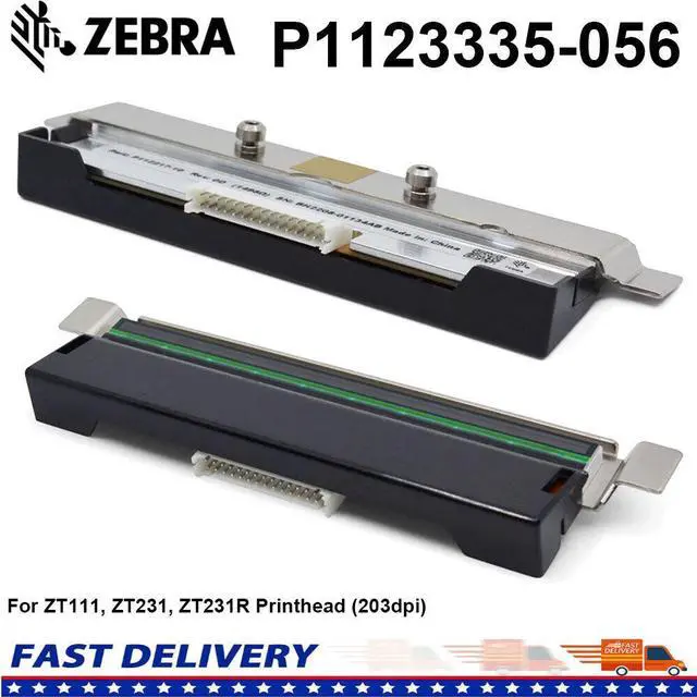 Main image of Zeb,ra P1123335-056 Genuine Printhead for ZT111 ZT231 ZT231R Printer 203DPI