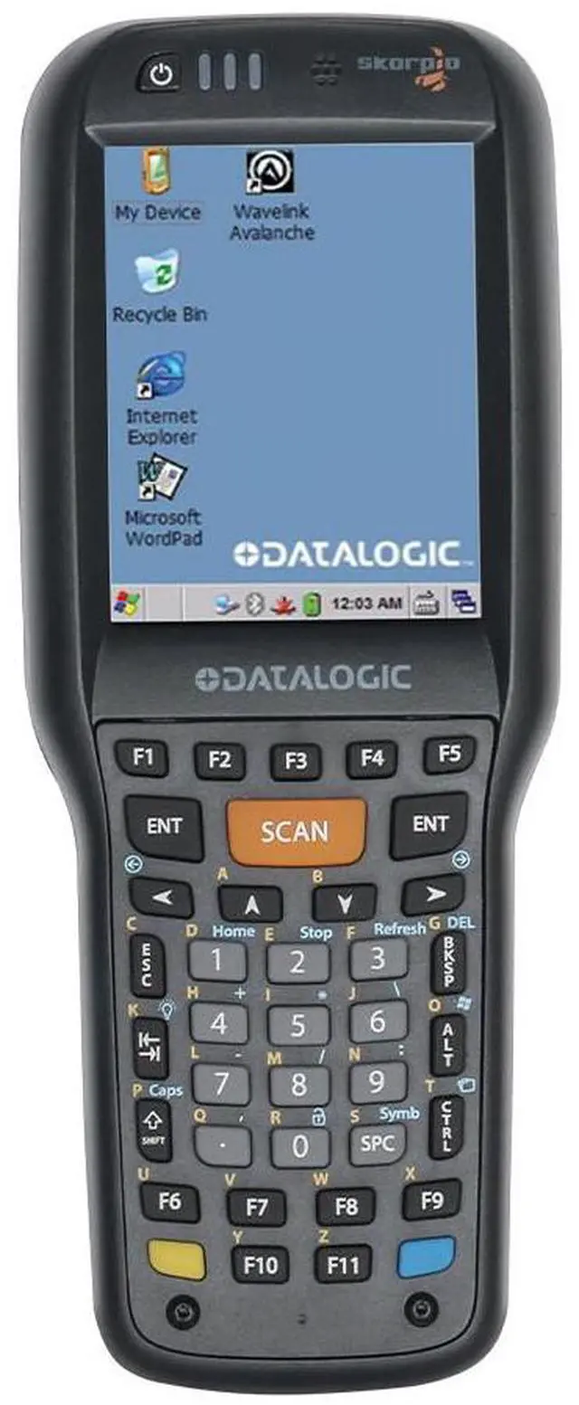 Alt view image 6 of 7 - Da,talo,gic Skorpio X4 Data Collection Terminal 2D Wireless Barco,de Scann,er 38-Key