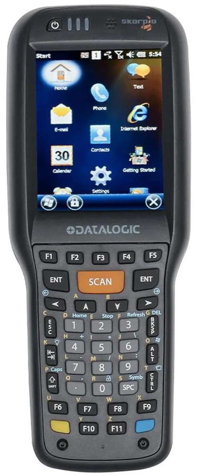 Alt view image 7 of 7 - Da,talo,gic Skorpio X4 Data Collection Terminal 2D Wireless Barco,de Scann,er 38-Key