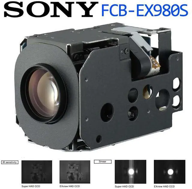Main image of S,O,NY FCB-EX980S 26x Optical Zoom CC,T,V Color Block Camera Analog BOX Camera NTSC