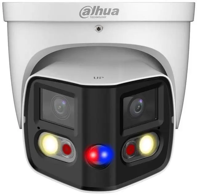 Main image of Da,h,ua IPC-PDW3849-A180-AS-PV 8MP Panoramic 2-Way Talk TiOC PoE SMD4.0 IP Camera White