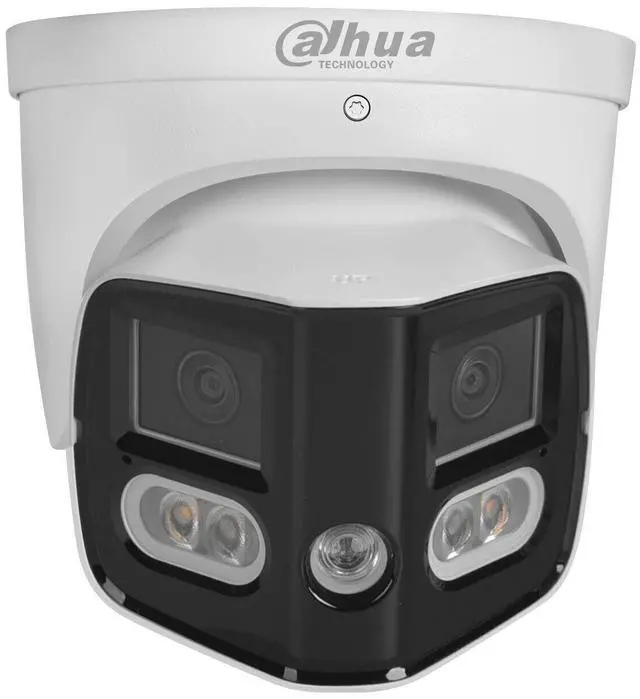 Alt view image 3 of 3 - Da,hu,a 8MP 180° Panoramic 2Way Talk PoE TiOC2.0 camera IPC-PDW3849-A180-AS-PV White