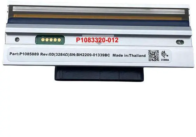 Alt view image 2 of 7 - Genuine Printhead For Ze,br,a ZT610 Thermal Label Printer 600DPI P1083320-012