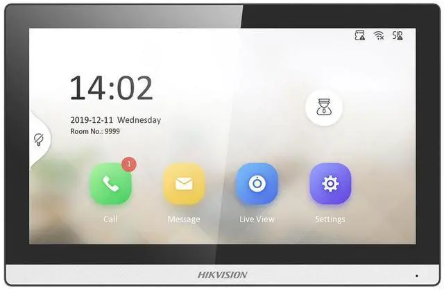 Alt view image 2 of 5 - Hi,kvi,sio,n DS-KH6350-WTE1 7" Video Intercom Network IP Indoor Station WiFi PoE