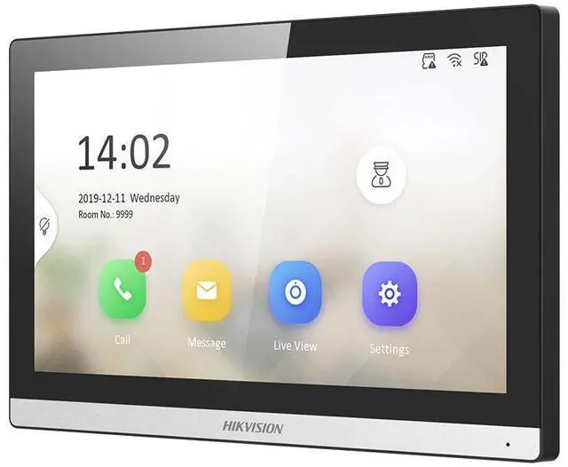 Alt view image 3 of 5 - Hi,kvi,sio,n DS-KH6350-WTE1 7" Video Intercom Network IP Indoor Station WiFi PoE