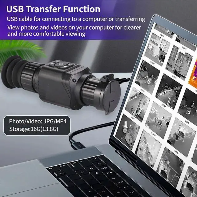 Alt view image 2 of 7 - HTI HT-A6 Outdoor Thermal Sight Monocular Outdoor Thermal Scope Telescope