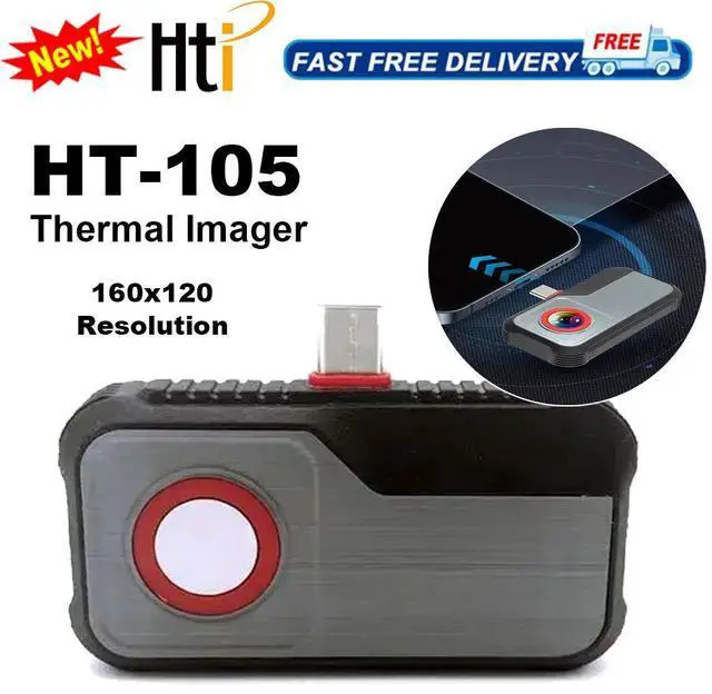 Main image of HTi HT-105 Thermal Imaging Camera Android 160x120 IR Resolution Thermal Imager