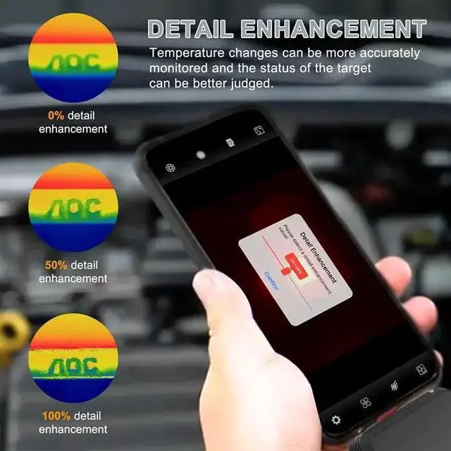 Alt view image 2 of 14 - HTi HT-203U Thermal Camera 256 x 192 IR Resolution Thermal Imager for Android