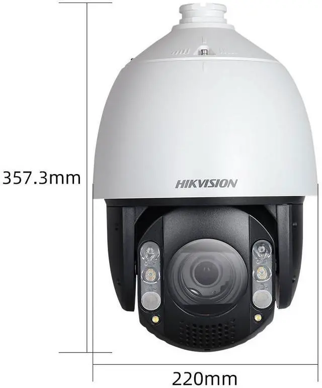 Alt view image 5 of 7 - Hi,kvision 7" 8MP 12X 360° 4K PTZ Colorvu Camera DS-2DE7A812MCG-EB Auto-Tracking