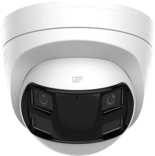 Alt view image 3 of 3 - Hi,kvision 8MP 180° Panoramic Dual Lens ColorVu IP Camera DS-2CD1383G2P-LIUF/SL