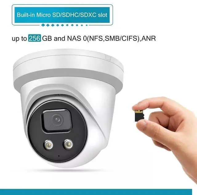 Alt view image 3 of 7 - Hi,kvision 8MP IP Camera DS-2CD2386G2-ISU/SL 4MM 4K POE AcuSense IR Built-in Mic IP67