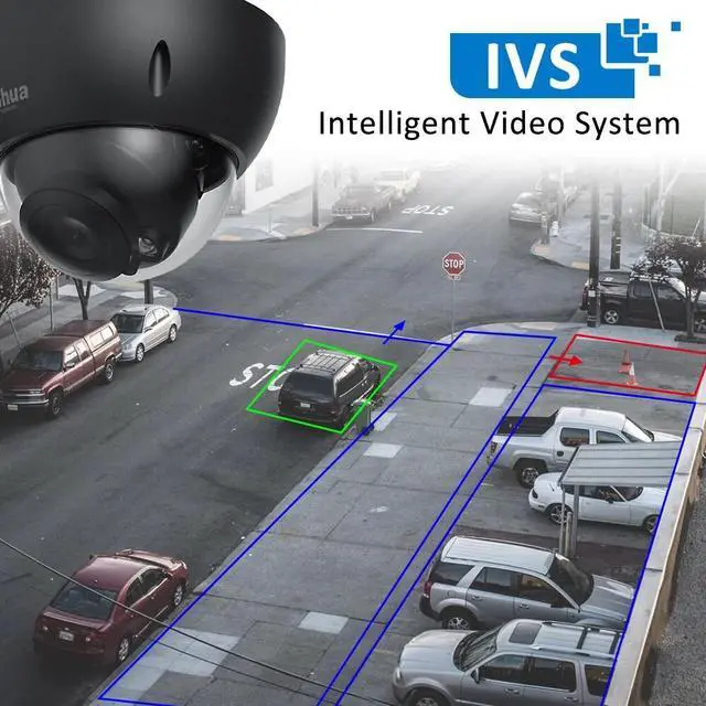 Alt view image 6 of 7 - IPC-HDBW2431R-ZAS-S2 4MP Starlight 5x Zoom IP Dome Camera H.265+ PoE Audio I/O Black