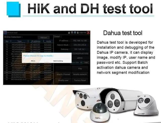 Alt view image 5 of 7 - X9-ADH/X9-ADHS/MOVTADHS CCTV Camera Tester 4K IPC TVI/CVI/AHD/SDI/MOVT Analog