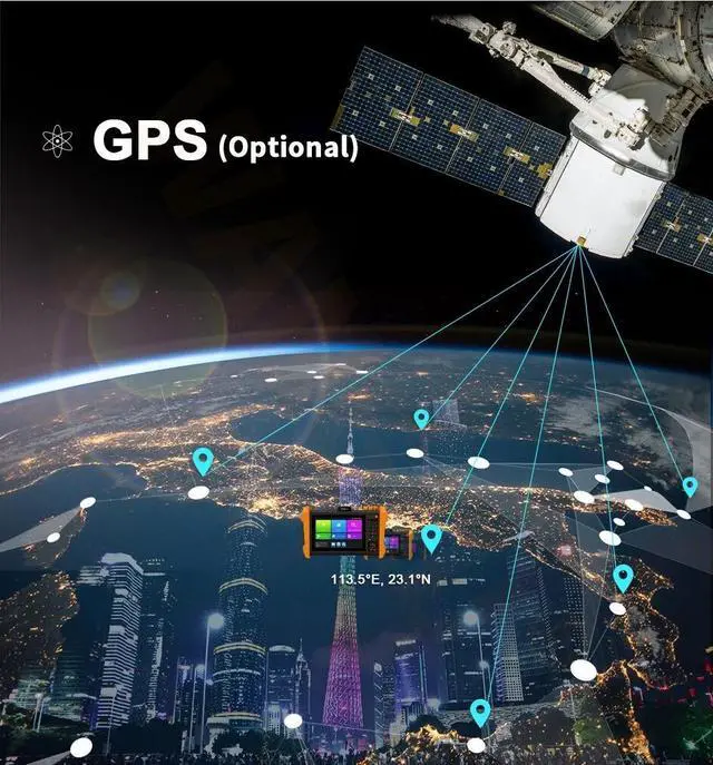 Alt view image 3 of 7 - 7 Inch CCTV IPC K15 Tester Support 8K H.265 TVI CVI AHD Support VGA input HDMI