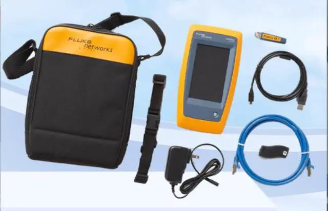 Alt view image 4 of 4 - Fluke Networks LIQ-100 LinkIQ Cable and Network Tester 10 Gig Testing