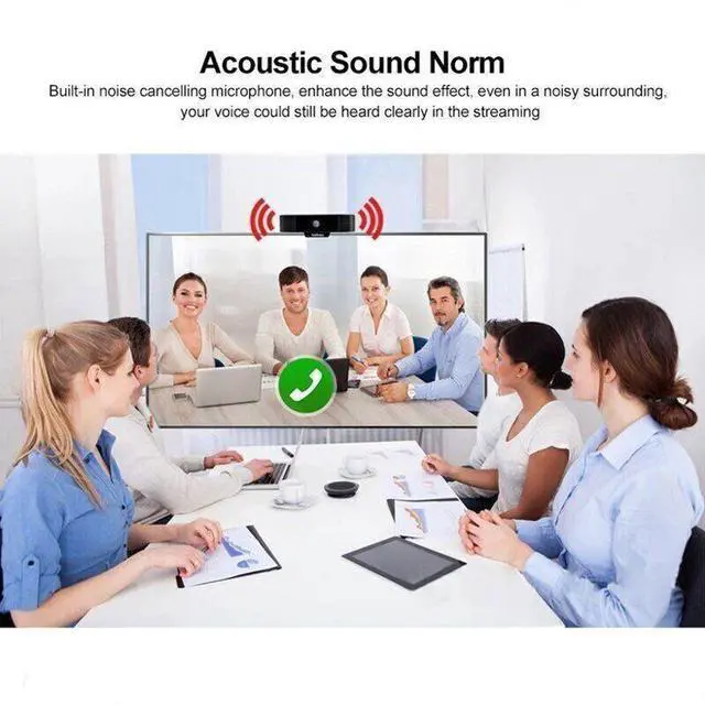 Alt view image 5 of 7 - Sricam SH037 USB Webcam 1080P Full HD Web Camera With Microphone For PC Laptop