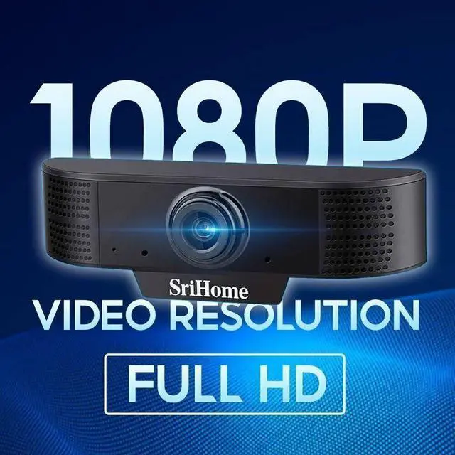 Alt view image 6 of 6 - 1080P Webcam HD USB PC Desktop Laptop Web Camera Microphone Video Record FHD-