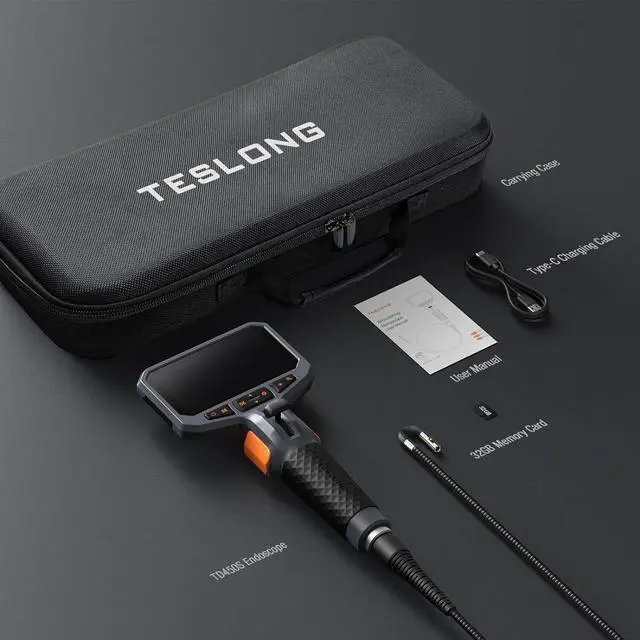 Alt view image 6 of 7 - Teslong TD500 Automotive Inspection Camera 6.5MM Borescope Endoscope 1.55m WiFi