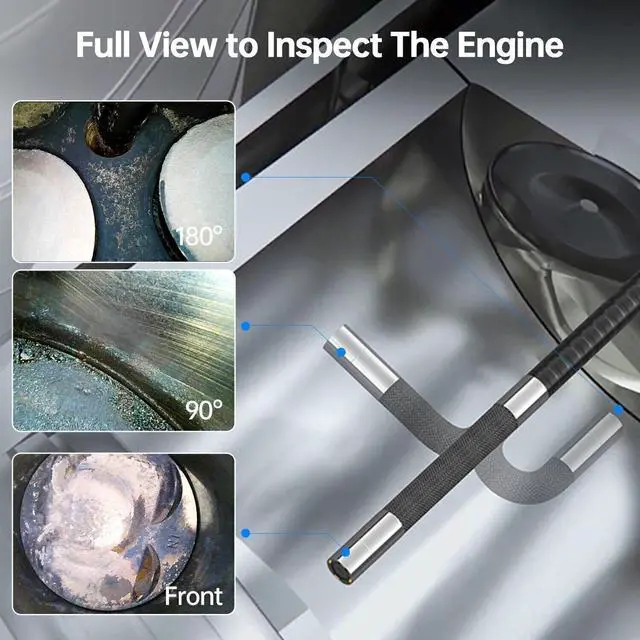 Alt view image 6 of 7 - TESLONG TD500 WiFi 5 Inch IPS Screen Two Way 210° Steering Endoscope Waterproof