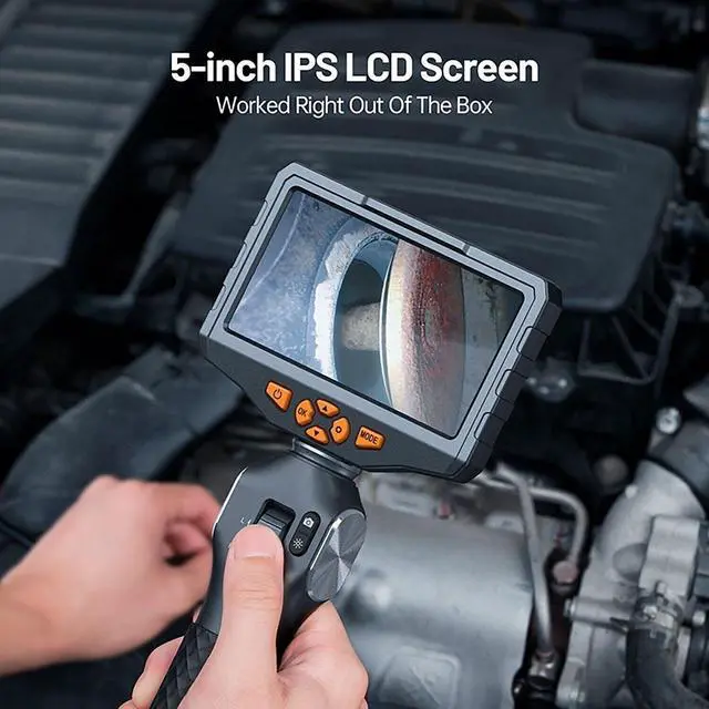 Alt view image 4 of 7 - Teslong TD500 8.5mm 2-Way 210° Steering Endoscope Articulating Borescope W/ WIFI
