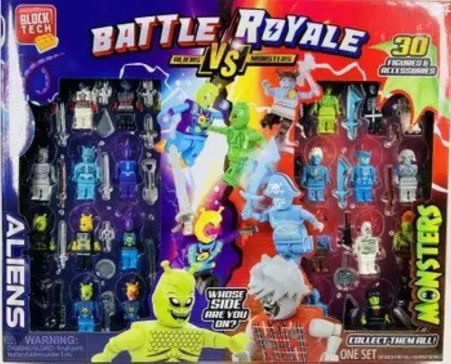 Main image of Bloch Tech Battle Royale 30-Pc. Mini-Figures and Accessories Building Blocks