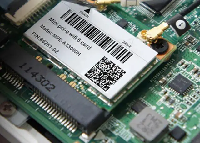 Alt view image 6 of 6 - DERAPID MPE-AX3000H WiFi 6 Dual Band 802.11ax Half Mini PCI-E WiFi Card with Bluetooth 5.2 - 3000Mbps MU-MIMOfor Windows 10/11 64 bit