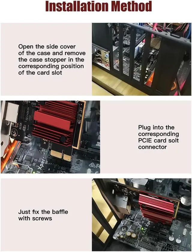 Alt view image 7 of 7 - DERAPID 2.5Gbps PCI Express Network Adapter RJ45 to PCIE Card RTL8125 NIC 2.5G Gigabit LAN Gaming Network Card PCI-E x1 RJ45 NIC for Desktop