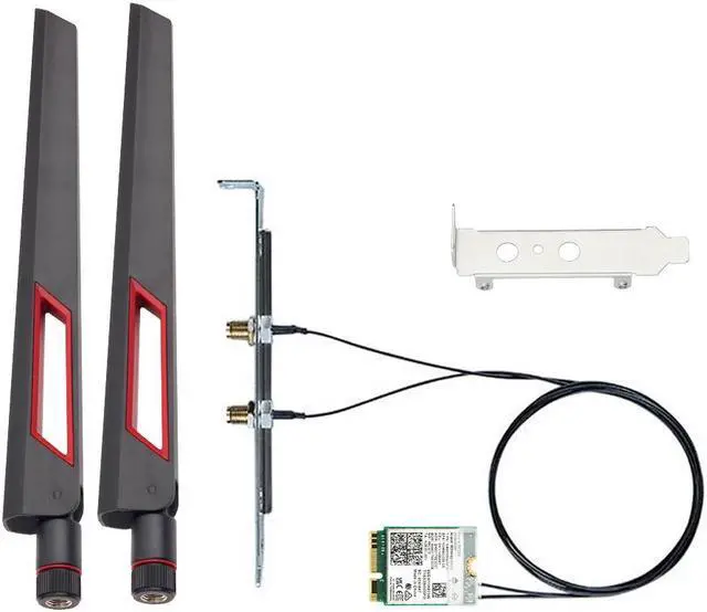 Alt view image 6 of 6 - DERAPID BE200NG Wi-Fi 7 Desktop Kit 8774Mbps (6G+5G+2.4G) with Bluetooth 5.4, 802.11 be200 M.2 WiFi Card Tri-Band Wireless Network Adapter for PC, Supports Windows 11, 10 (64bit) only.