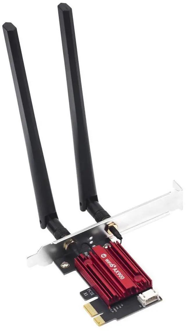 Main image of DERAPID AX900 PCIe WiFi 6 Wireless Adapter Dual Band 900Mbps with Bluetooth 5.4, High-Speed Network Card for Desktop PC Gaming, Compatible with Windows 10/11