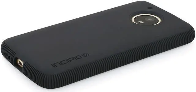 Alt view image 11 of 12 - Incipio Octane Motorola Moto E4 Plus Case with Textured Bumper and Hard Shell Back for Motorola Moto E4 Plus - Black