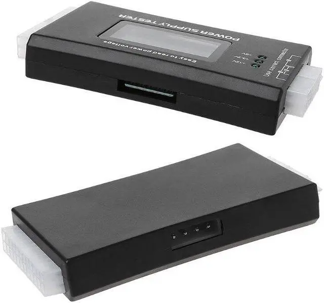 Alt view image 3 of 5 - 2020 New Digital LCD Power Supply Tester Multifunction Computer 20 24 Pin Sata LCD PSU HD ATX BTX Voltage Test Source