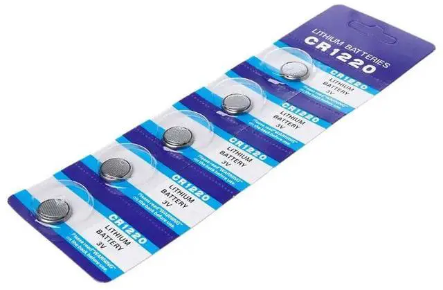 Alt view image 3 of 6 - 10PCS Button Battery CR1220 Lithium Coin Cell Batteries 1.55V DL1220 BR1220 LM1220 CR 1220 Electronic Watch Toy Remote