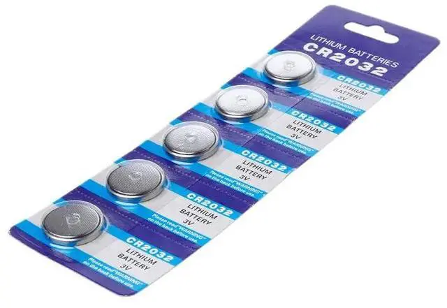 Alt view image 4 of 5 - 5PCS 5PCS Button Battery 3V CR2032 BR2032 DL2032 ECR2032 Cell Coin Lithium Li-ion Batteries Promotion Watch Computer LED Light