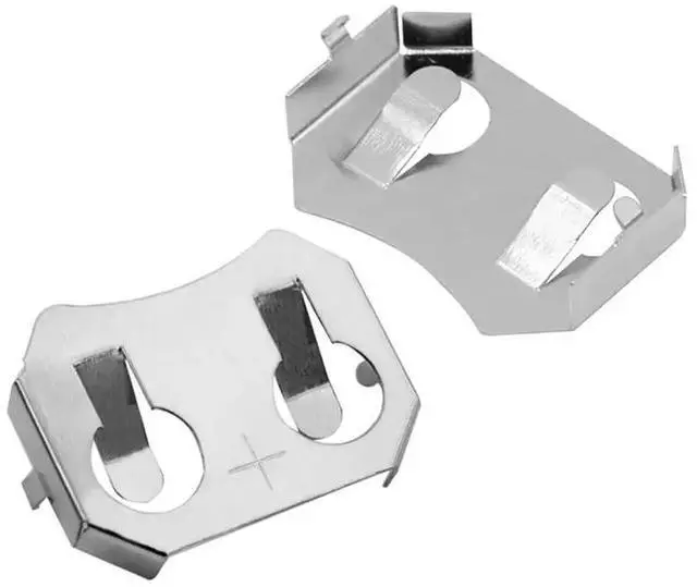 Alt view image 4 of 6 - taped SMD Tab CR2032 2032 Battery Button Cell Holder Coin Cell Retainer Battery Holder surface mount PCB reflow soldrable 10pcs