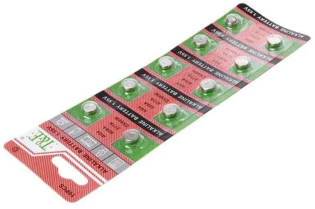Alt view image 6 of 6 - 10PCS Watch Coin Battery AG4 377A 377 LR626 SR626SW SR66 LR66 Button Cell Batteries Toys Remote Camera B85B