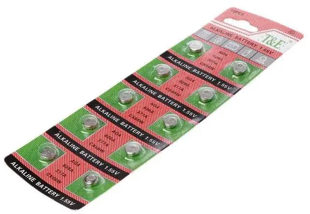 Main image of 10PCS Watch Coin Battery AG4 377A 377 LR626 SR626SW SR66 LR66 Button Cell Batteries Toys Remote Camera B85B