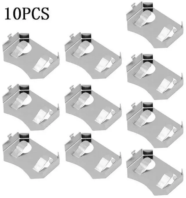 Alt view image 6 of 6 - taped SMD Tab CR2032 2032 Battery Button Cell Holder Coin Cell Retainer Battery Holder surface mount PCB reflow soldrable 10pcs