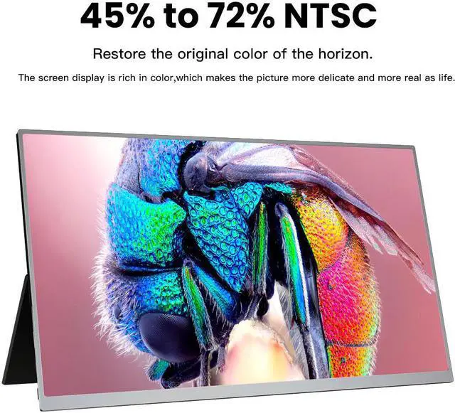 Alt view image 5 of 5 - T-Bao T16A Portable Monitor 15 Inch 1920x1080 Type C Computer Monitor Gaming Display Screen for PS4 /Xbox/Smartphone/Tablet