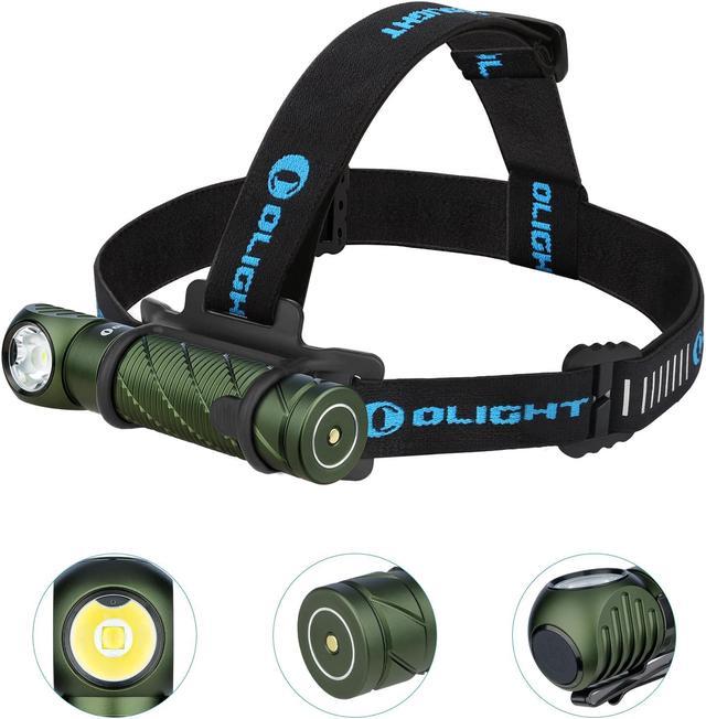 OLIGHT Perun 2 2500 Lumens Rechargeable Headlamp, Multi-Functional Right  Angle MCC Waterproof Flashlight with Headband, Perfect for Night Camping, 