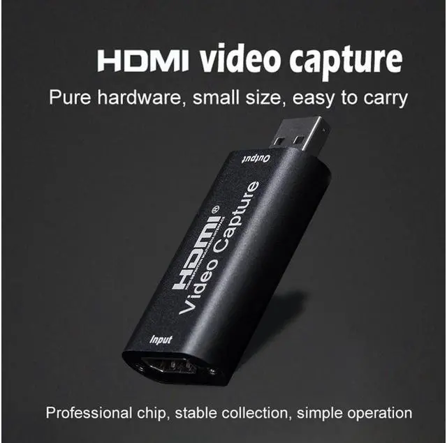 Alt view image 7 of 7 - Game Capture Card, High Definition 1080p Reliable Portable Video Converter for Game Streaming Live Broadcasts Video Recording
