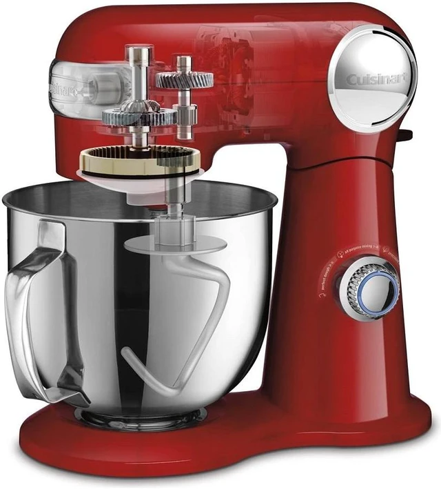 Alt view image 5 of 6 - Cuisinart SM-50RC Precision Master 5.5 Qt (5.2l) Stand Mixer, Red