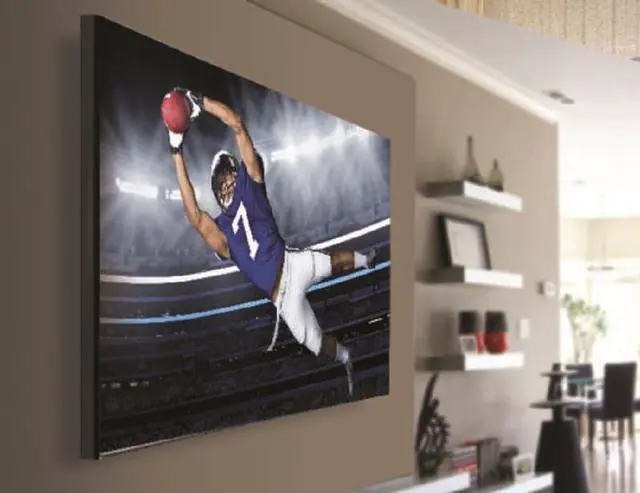 Alt view image 4 of 7 - QualGear QG-TM-002-BLK Universal Ultra-Slim Low-Profile Fixed Wall Mount for 37'-70' TV's