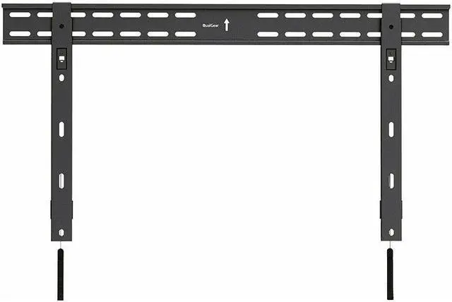 Main image of QualGear QG-TM-002-BLK Universal Ultra-Slim Low-Profile Fixed Wall Mount for 37'-70' TV's