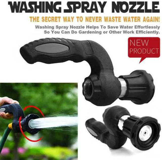 Alt view image 6 of 7 - Mighty Hose Blaster Nozzle Lawn Garden Car Washing by Wash Water Your Lawn