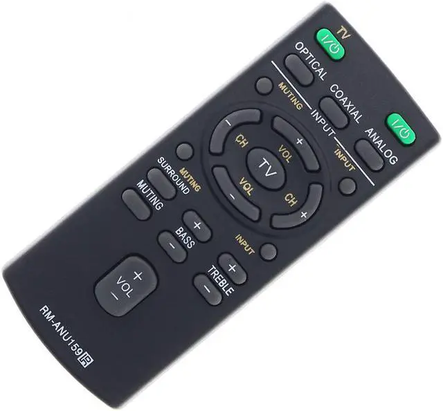 Alt view image 2 of 2 - New RM-ANU159 Replace Remote for Sony Home Theater HT-CT60 /C SA-CT60 SS-WCT60