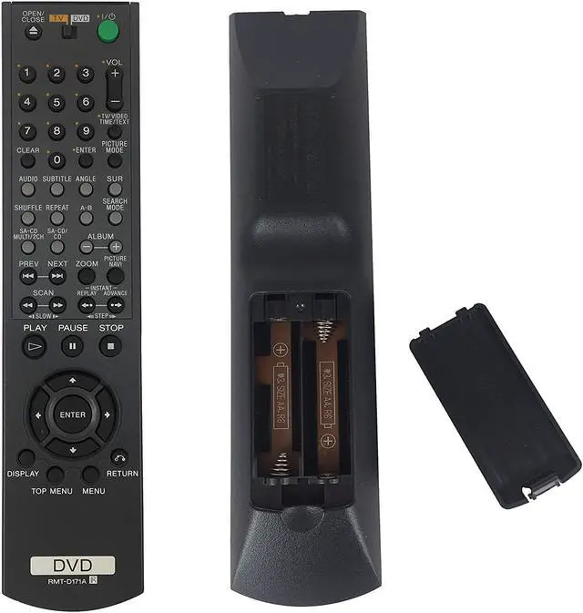 Alt view image 4 of 4 - RMT-D171A Replace Remote Control for Sony DVD Player DVP-NS775V DVPNS775V