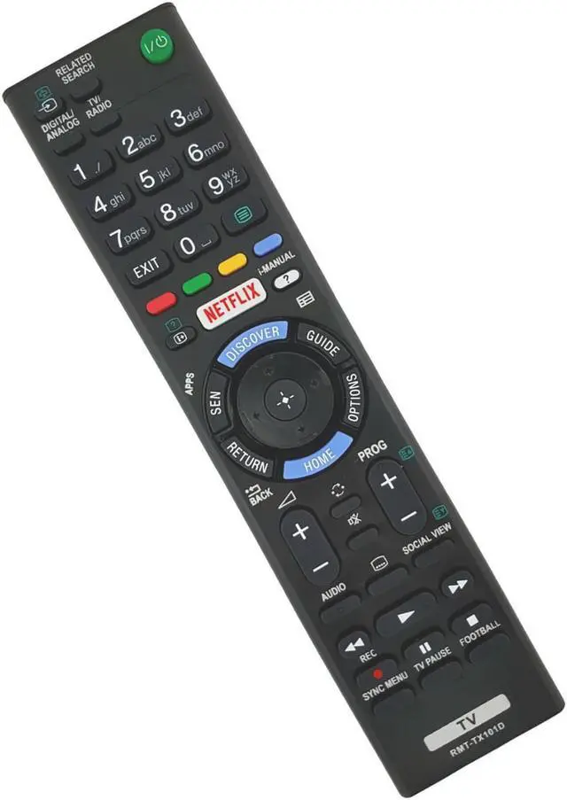 Main image of New Replace Remote RMT-TX101D FOR Sony TV KD-49X8305C KDL-32R400C KDL-32R403C