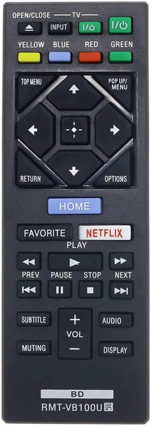 Main image of New RMT-VB100U Remote for Sony Blu-ray DVD Player BDP-S1500 S3500 BDP-BX150